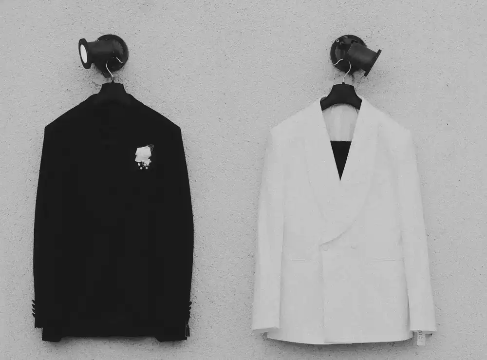 Professional dry cleaning and pressing of a suit jacket